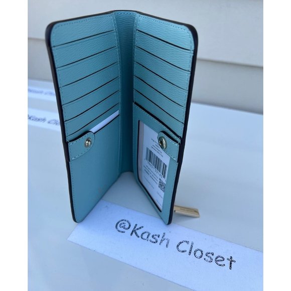 Kate Spade Wallet Large Slim Bifold Embroidered Wallet Aphrodite - Picture 3 of 6